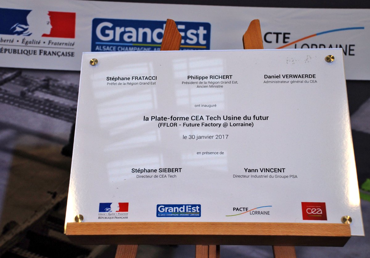 MaximePicat's tweet photo. En plein cœur de l'usine de Trémery, #FFLOR est une formidable opportunité pour le déploiement d’innovations dans les usines du @GroupePSA ! https://t.co/D1N8ESmx1y