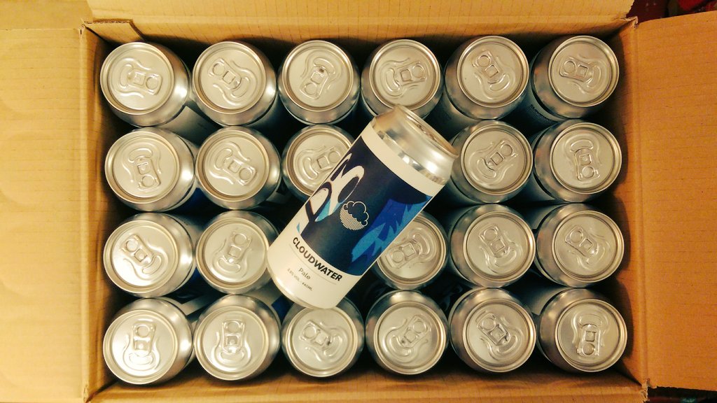 StirchleyWines's tweet image. Oooh hello!
First cans of many from @RateBeerBest Brewery @cloudwaterbrew Pale El Dorado / Mosaic in stock!
#Tryanuary
#DiscoverShareEnjoy