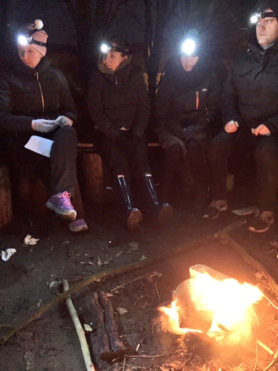 TollbraePS's tweet photo. Mr Lamb, Miss Tamburrini &amp;Mrs Lander braved the outdoors this evening at a course at Kilsyth Woodland Centre #outdoorlearning #ratherchilly https://t.co/cRfVbwsHdp