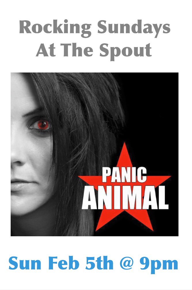 SpoutKilcullen's tweet photo. Sunday 9pm - Panic Animal https://t.co/PFROWWfM3X