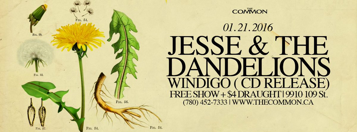 jessedandelion's tweet photo. Poster Tuesday! Throwback to when we played The Common in Edmonton with Windigo - Jan 21 2016 #postertuesday https://t.co/USF9VqUvcH