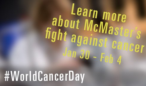 We have student #Cancer researchers🔬 on campus taking over our Snapchat and Instagram accounts this week. Tune in! bit.ly/2jLuN4H