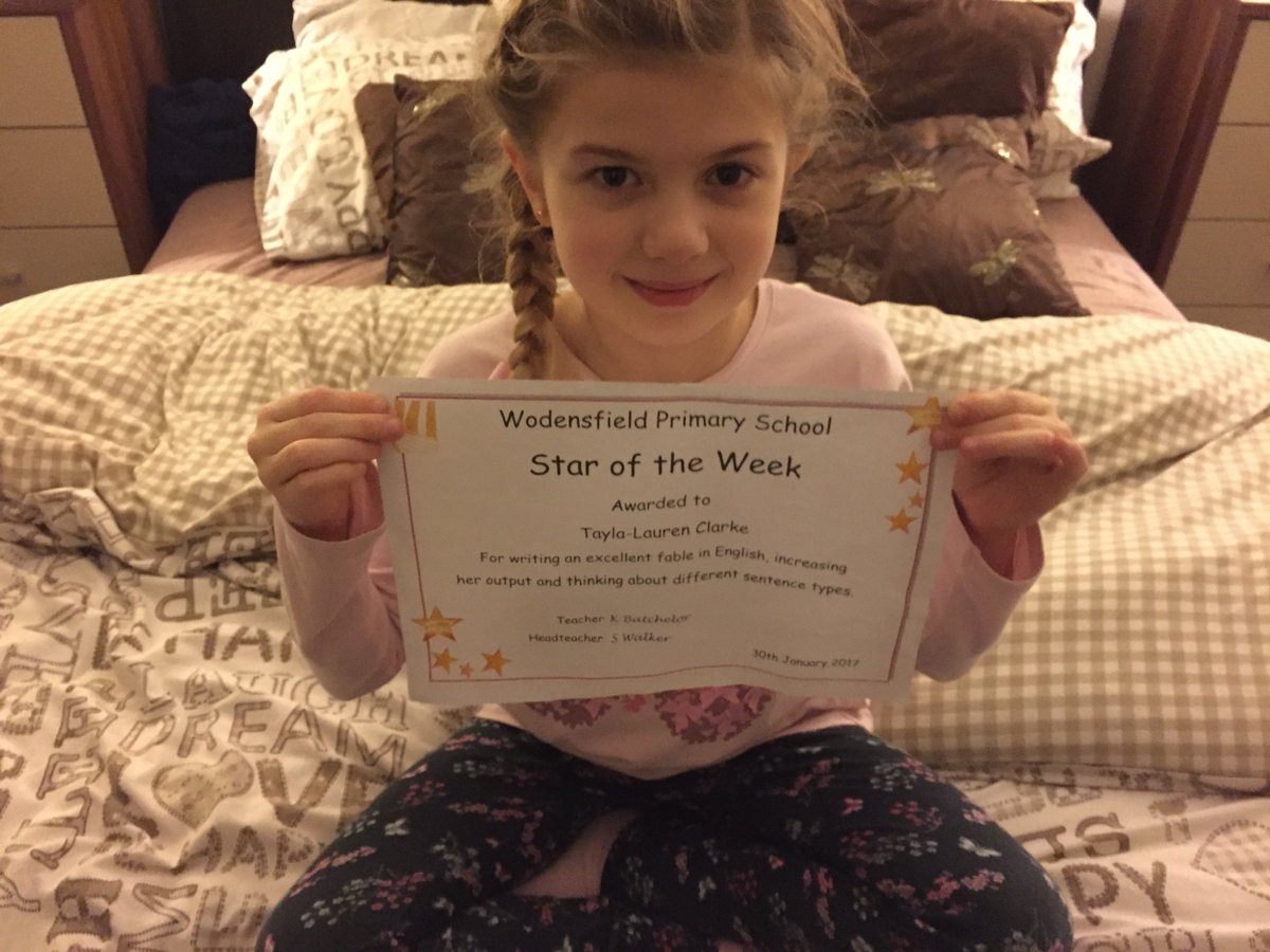rue_clarke's tweet photo. Star of the week #ourgirl #proundfamily @WodensfieldPri  @a11ash https://t.co/PRu4CIDL6e