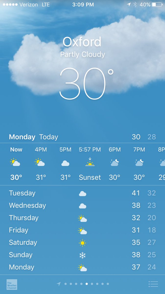 maggiee_thomas's tweet photo. Checking the weather before I leave for class #201diary https://t.co/1rloiH24Y5