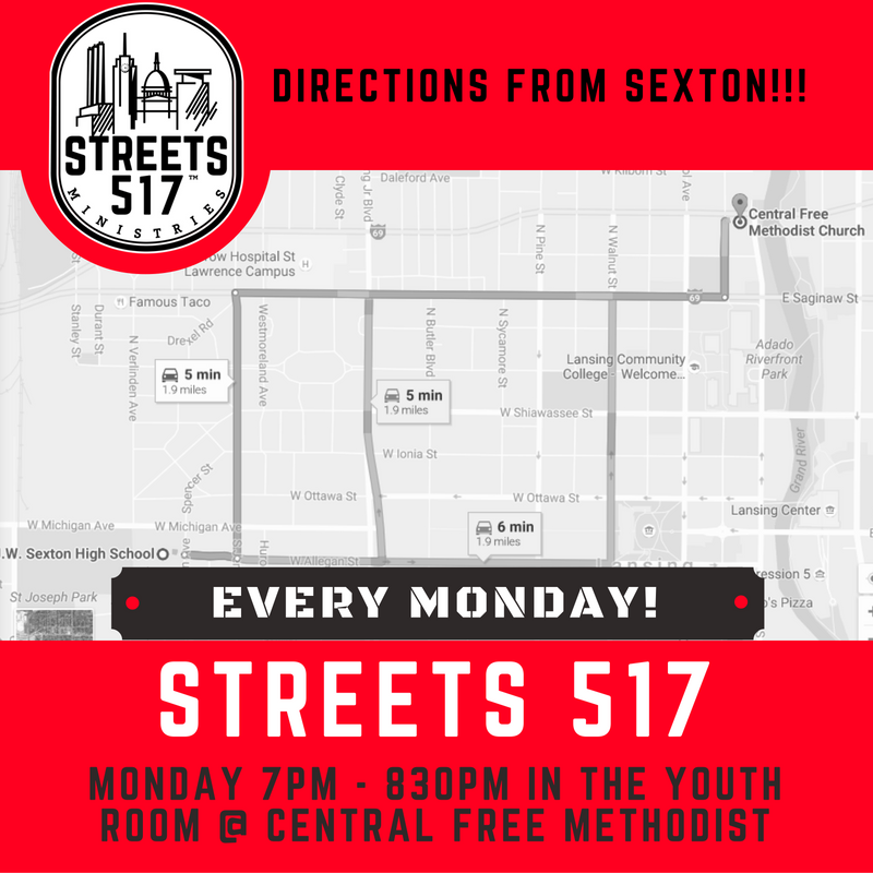 Streets517Min's tweet photo. Here's how to get to STREETS from your school! Come through tonight! Doors open at 630, and we get started at 7! Bring a friend! https://t.co/qvP2W5rVgl