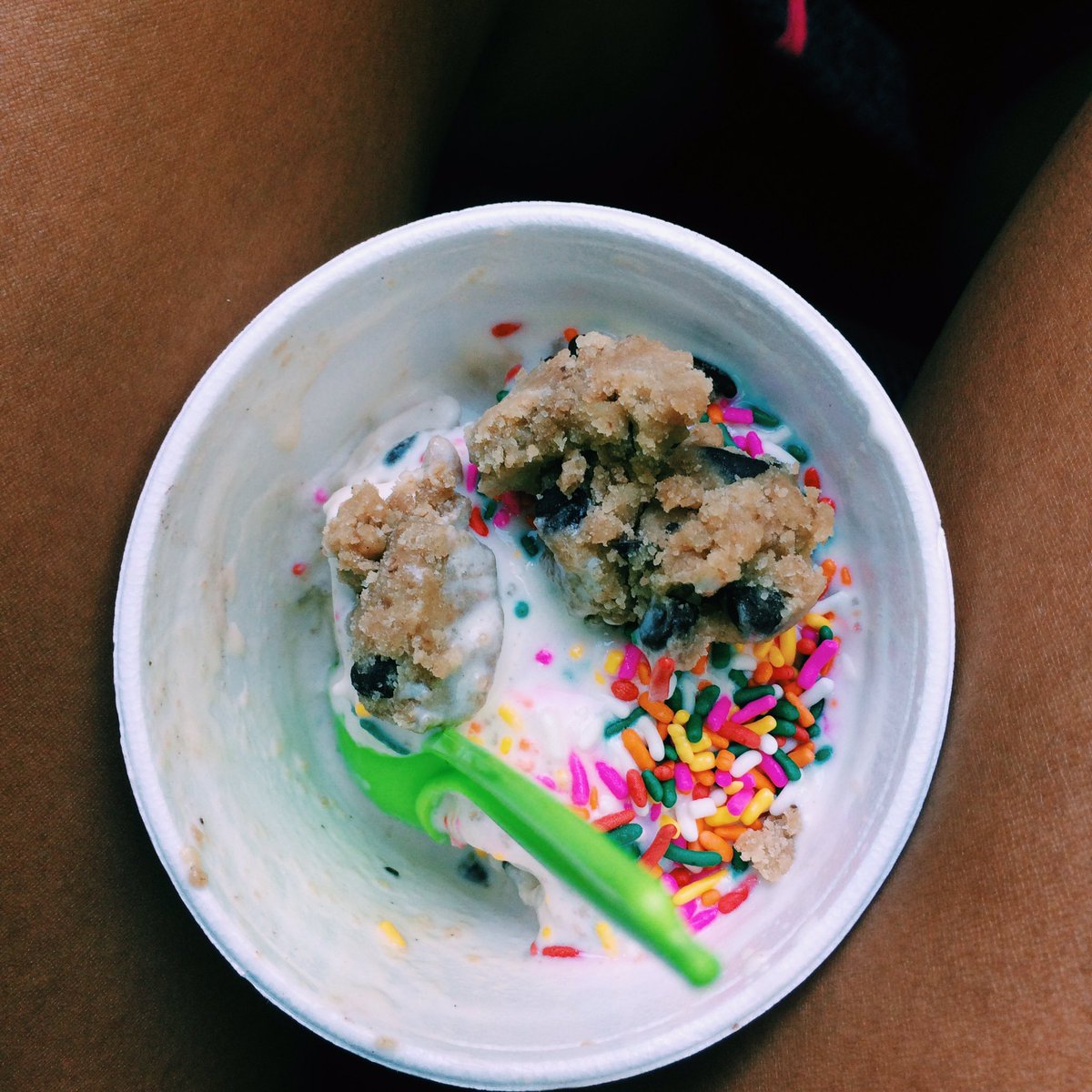 BrettAshley20's tweet photo. Counting down the days until my cup is filled with cookie dough &amp; sprinkles. https://t.co/LRTLdw52rZ