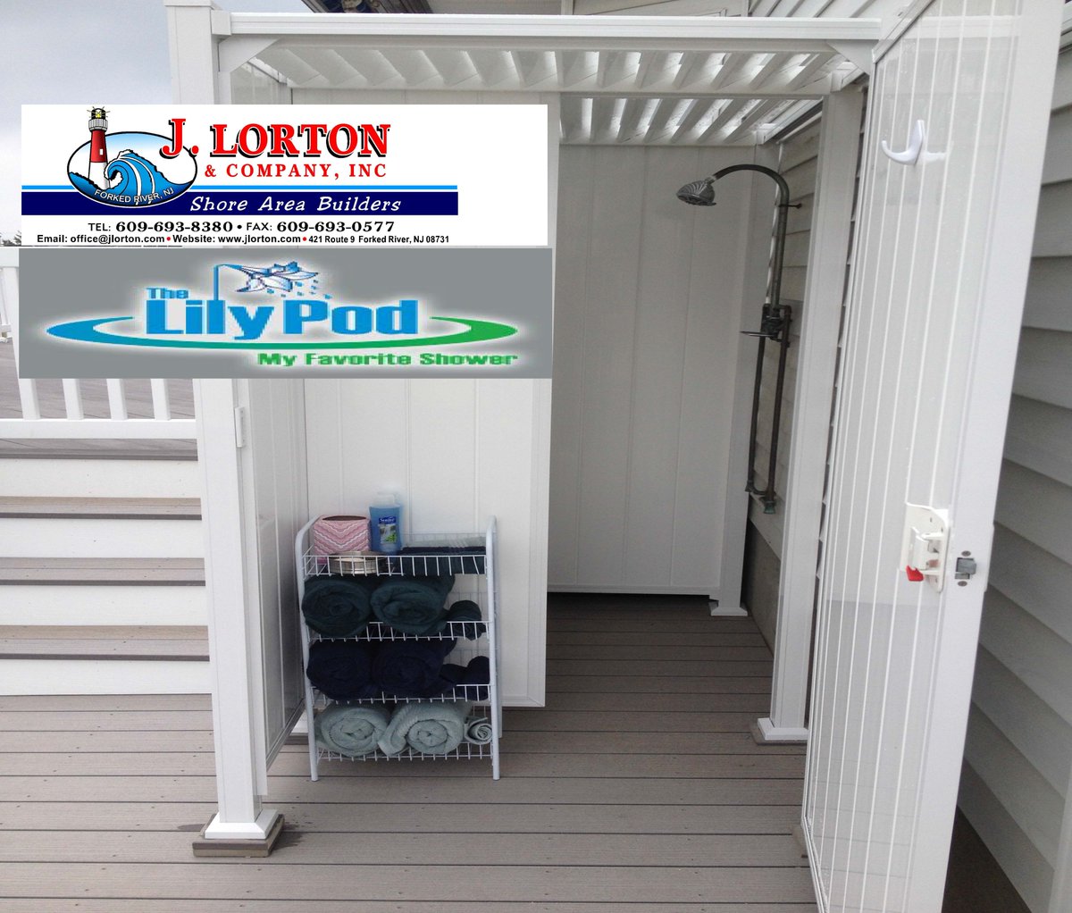 LortonCo's tweet photo. Nothing like a refreshing shower after a long day at the beach or on the boat.... https://t.co/5rw0Ij8uV1