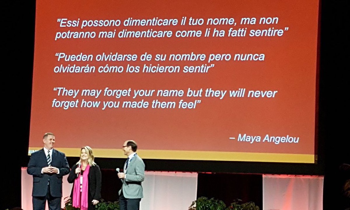 #IMSH2017 'They may forget your name but they will never forget how you made them feel' Maya Angelou.#IgnacioDM_HvV