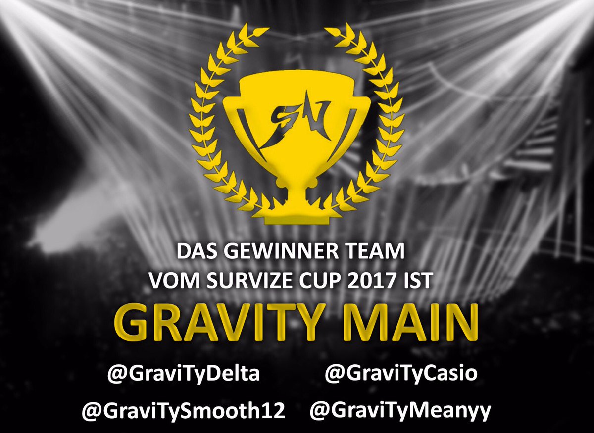 SurVize_Esports's tweet photo. @GraviTyE_Sports hat unser SurVize CUP, mit einer unglaublichen Leistung gewonnen wir wünschen dem Team und jedem Spieler weiter viel Erfolg https://t.co/irN3s5N0yG