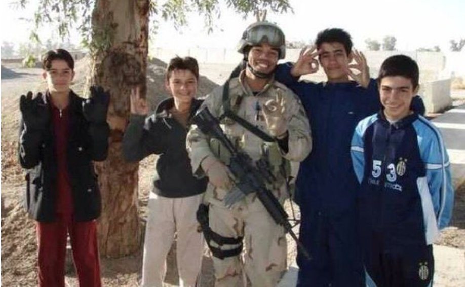 GlobalGrind's tweet photo. Read this veteran’s unbelievable story about how an Iraqi boy saved his life – twice https://t.co/wfeOmy9O57 https://t.co/0E66fBmdm7