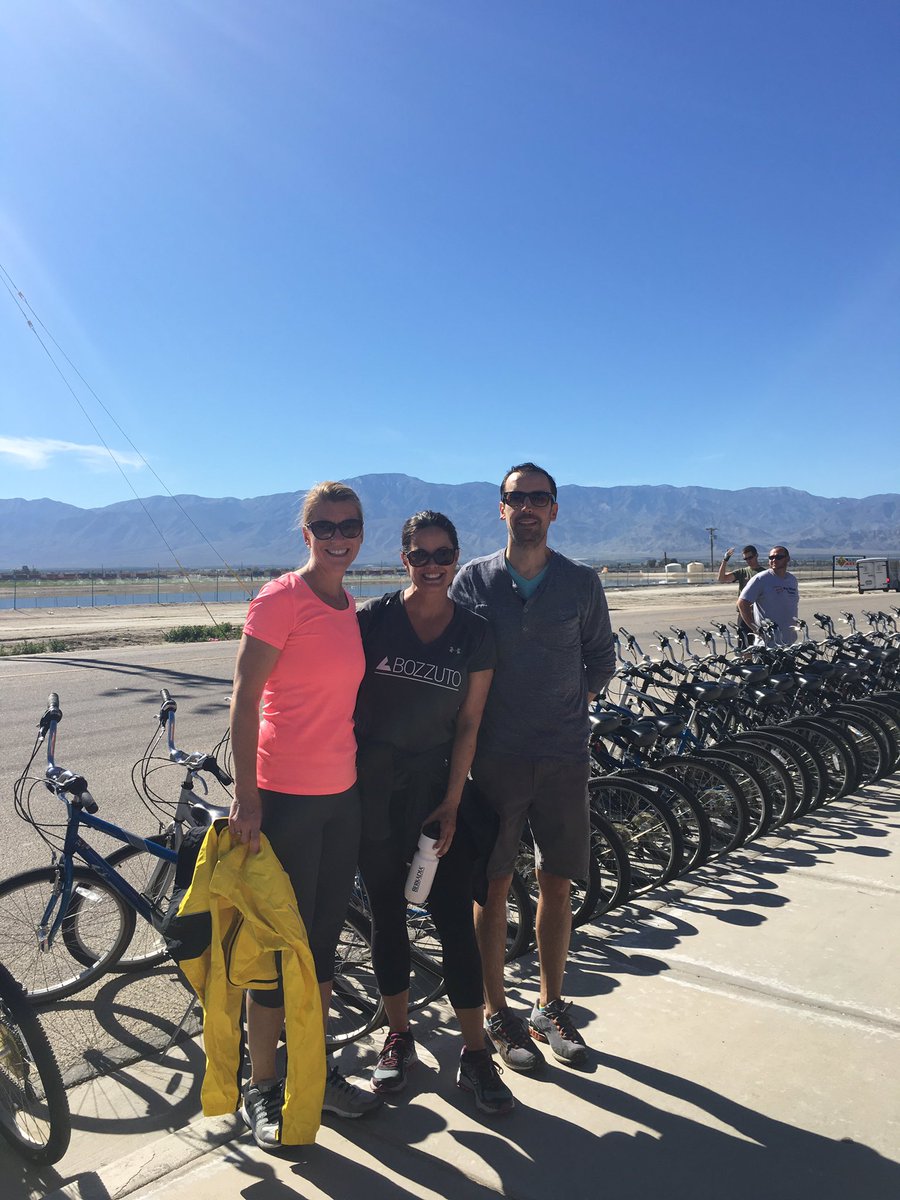 Great 20 mile ride with <a href="/PedroArchitek/">Pedro Sales</a> <a href="/BCTarchitects/">BCT Design Group</a> and Kelly Cantley <a href="/Bozzuto/">Bozzuto</a> in Palm Desert, CA to start the ASHA conference!
