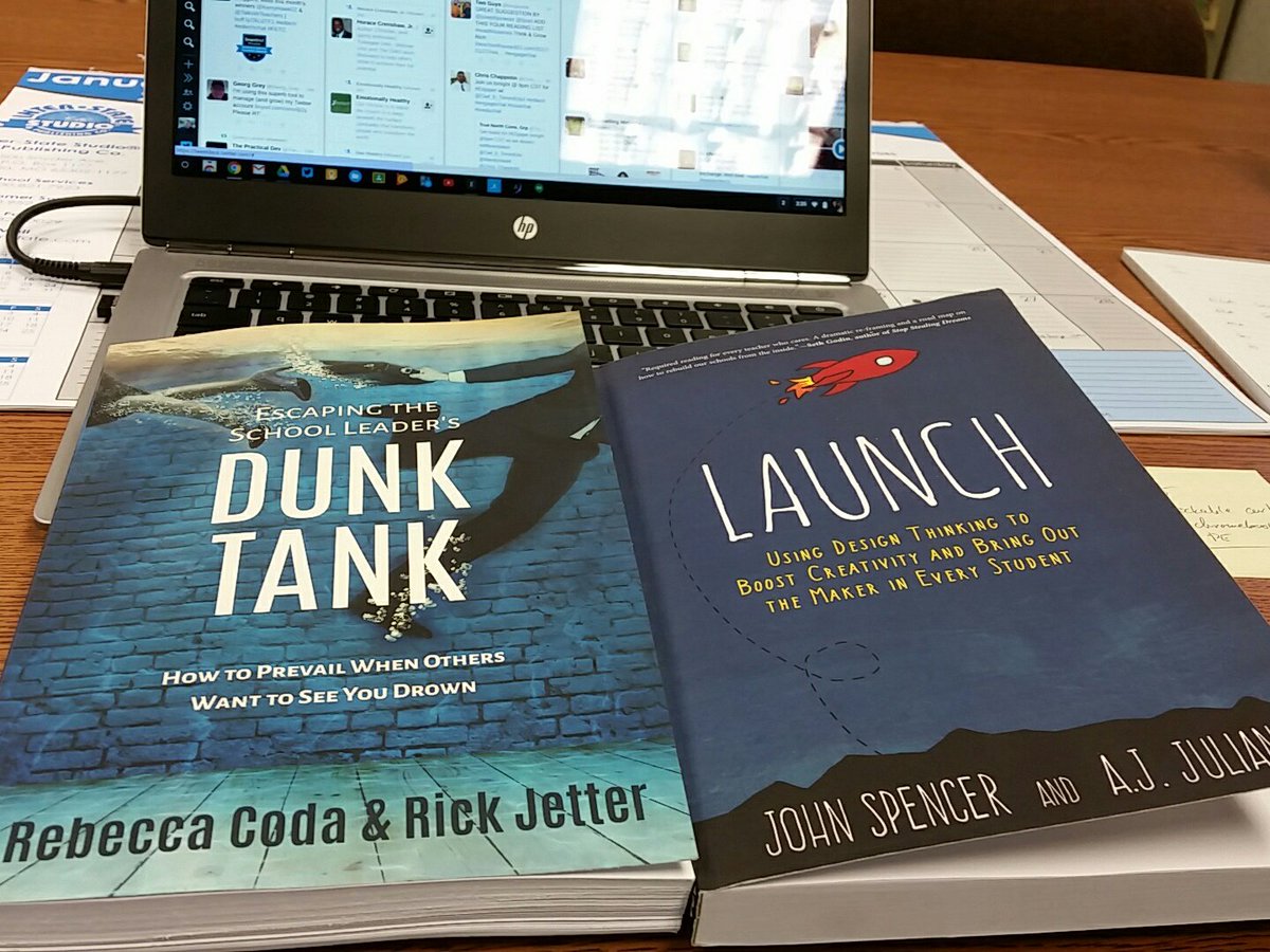 Looks like I have some reading to do <a href="/RebeccaCoda/">Rebecca Coda, NBCT</a> <a href="/RickJetter/">Dr. Rick Jetter</a>  <a href="/spencerideas/">Dr. John Spencer</a> <a href="/ajjuliani/">AJ Juliani</a> <a href="/burgessdave/">Dave Burgess</a>