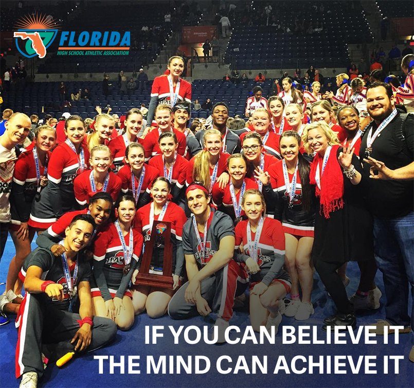 FHSAA's tweet photo. Never let someone say you can't accomplish your dreams. If you put your mind to it, you can achieve anything. #MotivationalMonday #FHSAA https://t.co/SgmxYG3XNH