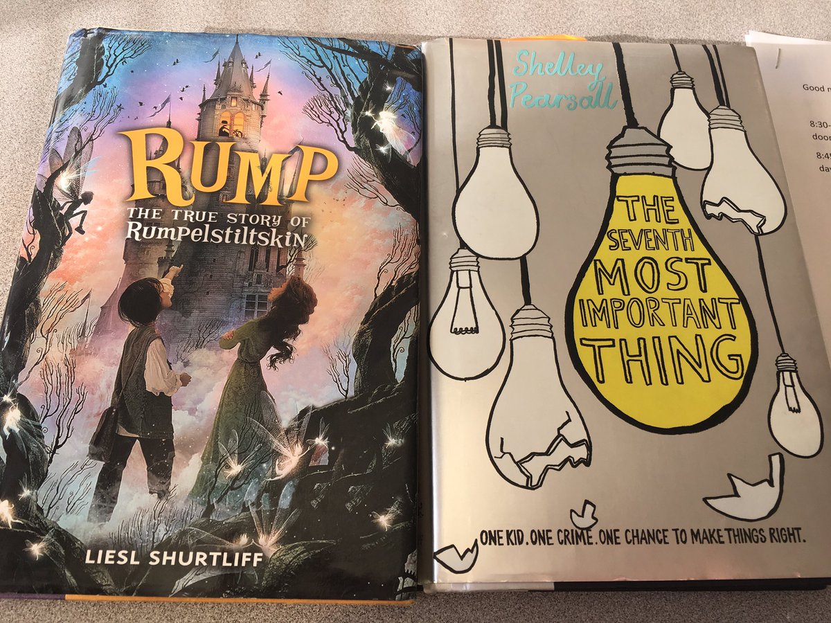 MuellerHolly's tweet photo. Current 5th and 6th grade read alouds. I love these bks, & so do the kids! @LieslShurtliff @ShelleyPearsall #readalouddaily https://t.co/m2PSyMQ8Kd