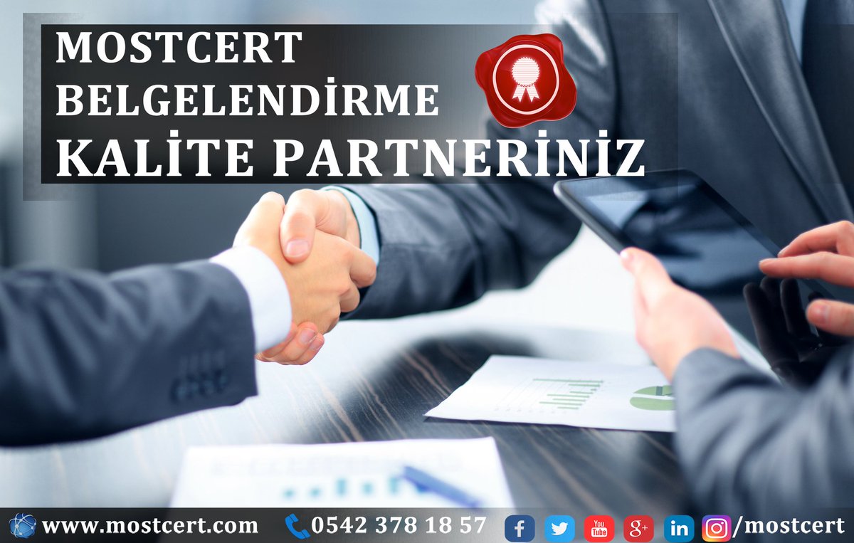 Belgelendirme nin profesyonel adresi #kalitepartneriniz <a href="/mostcert/">MostCert Belge</a> #mostcert  #belgelendirme #kalite #İSO #ISO