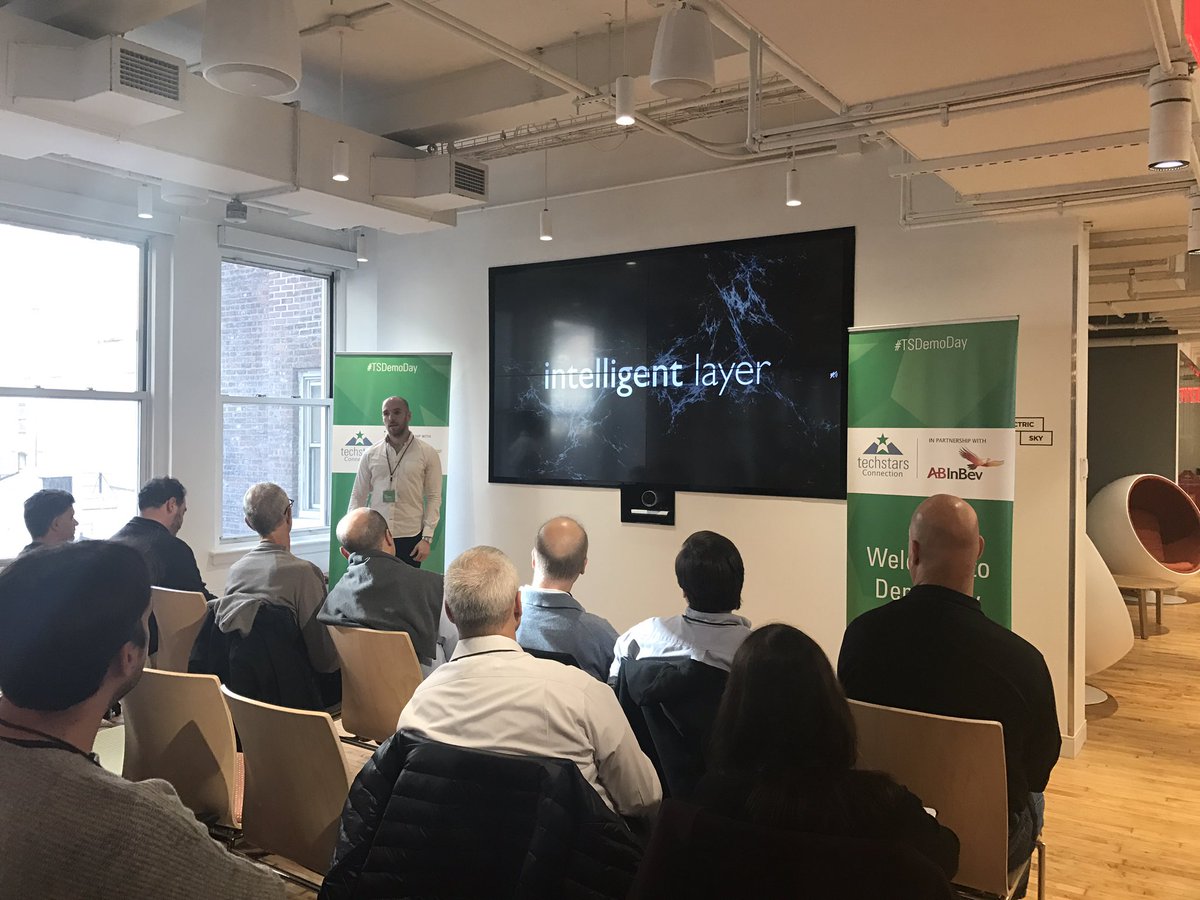 namethatjane's tweet photo. @IntelligentX_ai CEO Rob on using AI to asking the right questions to get the right answers. @techstars #TSConnection https://t.co/Eavu6HZiQD