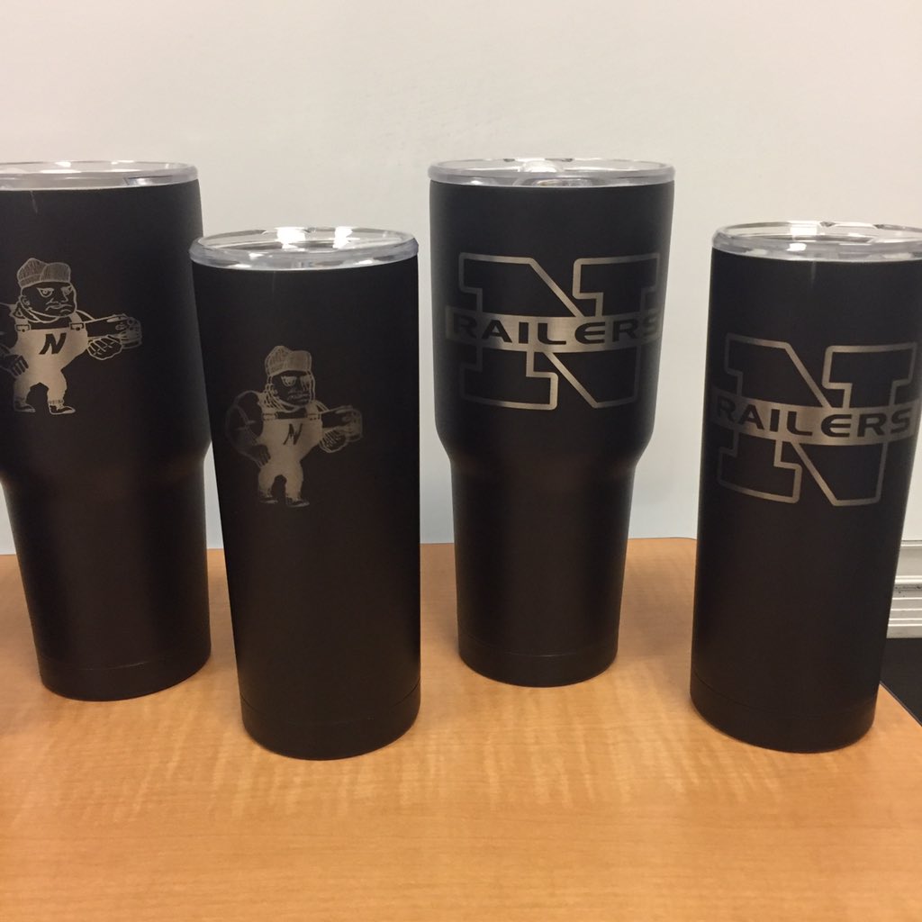 NHSSMALLBIZ's tweet photo. Be the first to get your new RAILER tumbler! Find us at the home basketball game Tuesday and Friday! https://t.co/eYl6bqqxq2