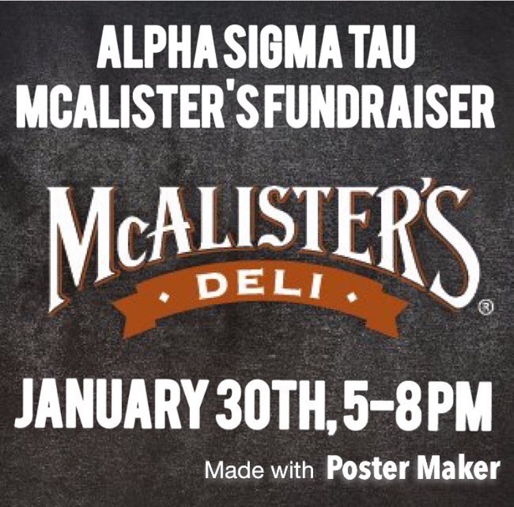Go support the wonderful ladies of Alpha Sigma Tau TONIGHT!! 😘