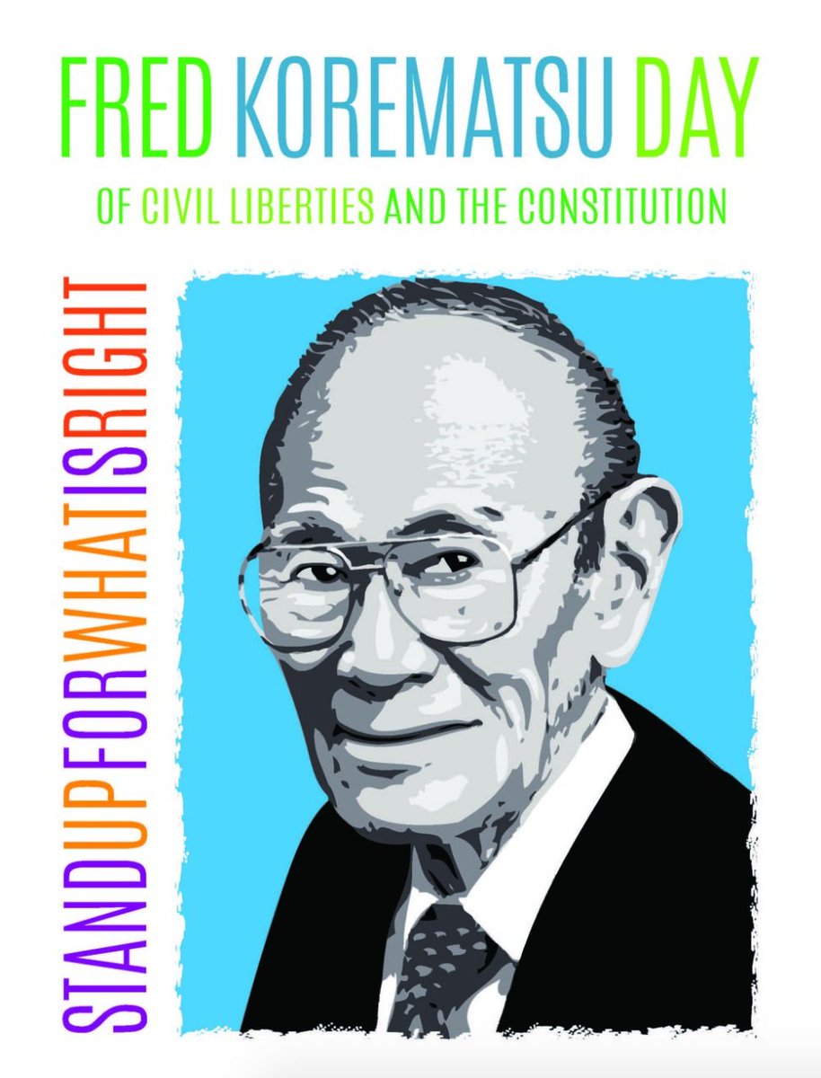 katielorah's tweet photo. "If you have the feeling that something is wrong, don't be afraid to speak up." - Fred Korematsu https://t.co/UlJIlLyfMd #KorematsuDay https://t.co/FuZWiQhjyI