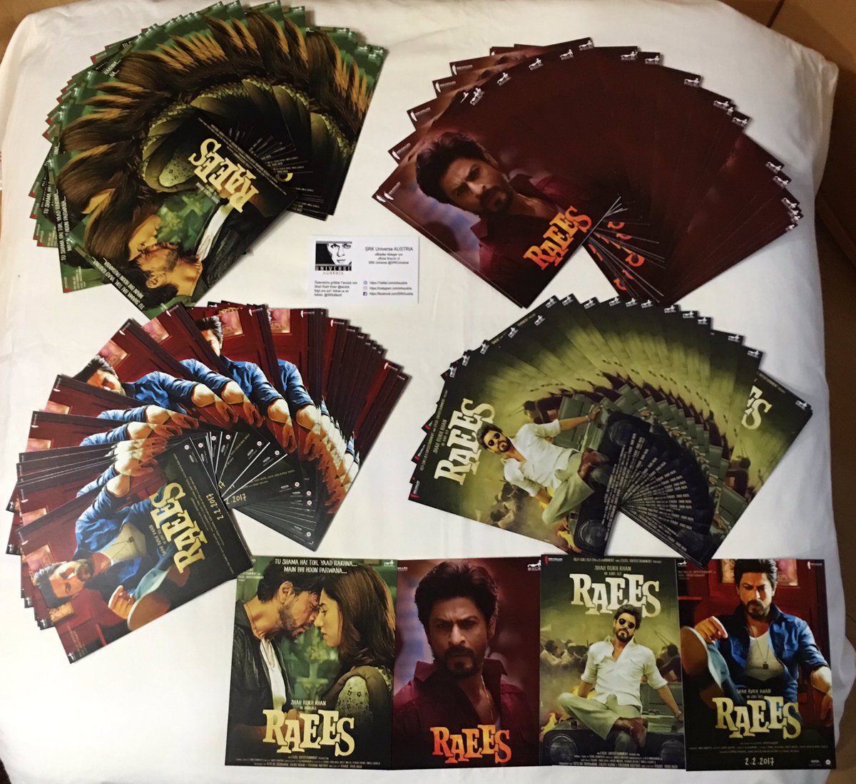 SRKsBerrli's tweet photo. Dear @iamsrk please have a look ! Everything is ready for our #Raees FDFS on 2.2. in Vienna/Austria ❤️🇦🇹😎 #RaeesFDFS #RaeesInAustria https://t.co/LNBhBUve45
