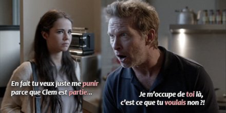 Clem_Boissier's tweet photo. Drôle de manière de s’occuper de sa fille non ? 😵😵😵 #Clem #ClemS7 @TF1 https://t.co/25jlutLqtE