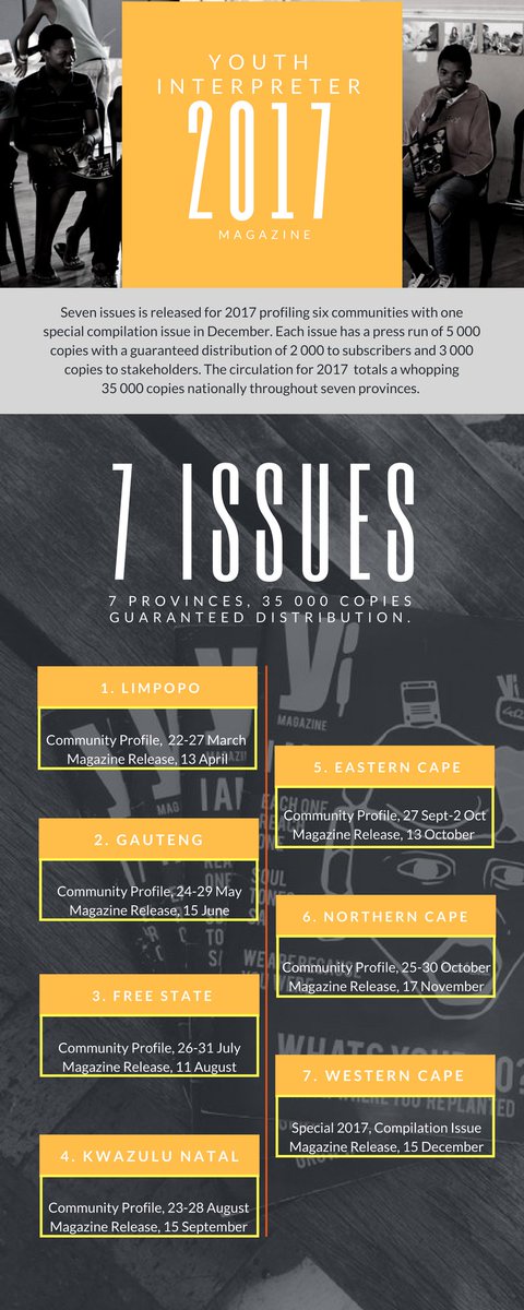 YouthiMagazine's tweet photo. 2017 Schedule and Community profiles. Get involved. Volunteer, subscribe, advertise, become an ambassador. #growingwhereweareplanted https://t.co/w5fVESFiRR