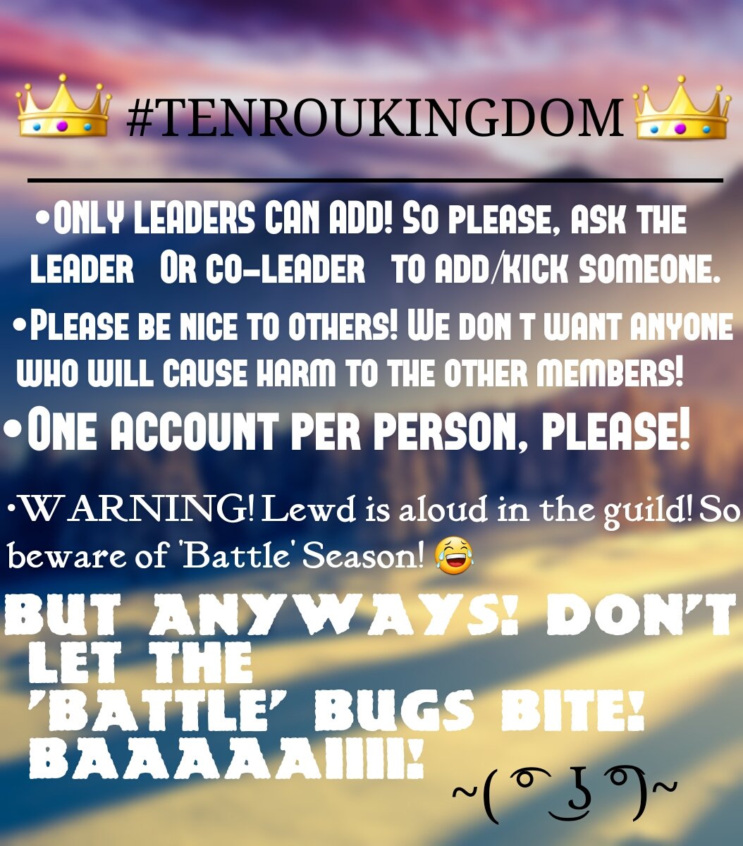 HiNoMegami_'s tweet photo. WE ARE IN NEED OF MEMBERS! Please ask @KazeNoMegami_  (Leader) or me (Co-leader) to join! We'll be waiting~ 
~( ͡° ͜ ʖ͡°)~ https://t.co/UjiAt3TJxB