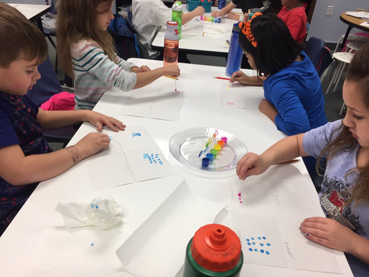 2ndHewitt's tweet photo. Painting arrays!@Donald_ES #LISDlearns https://t.co/UDPHRRYoan