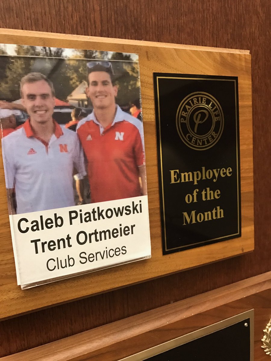 TOrtmeier23's tweet photo. Congrats to my boy @pikefor3 and I for getting employee of the month! 😏 https://t.co/z74YZrC9yZ