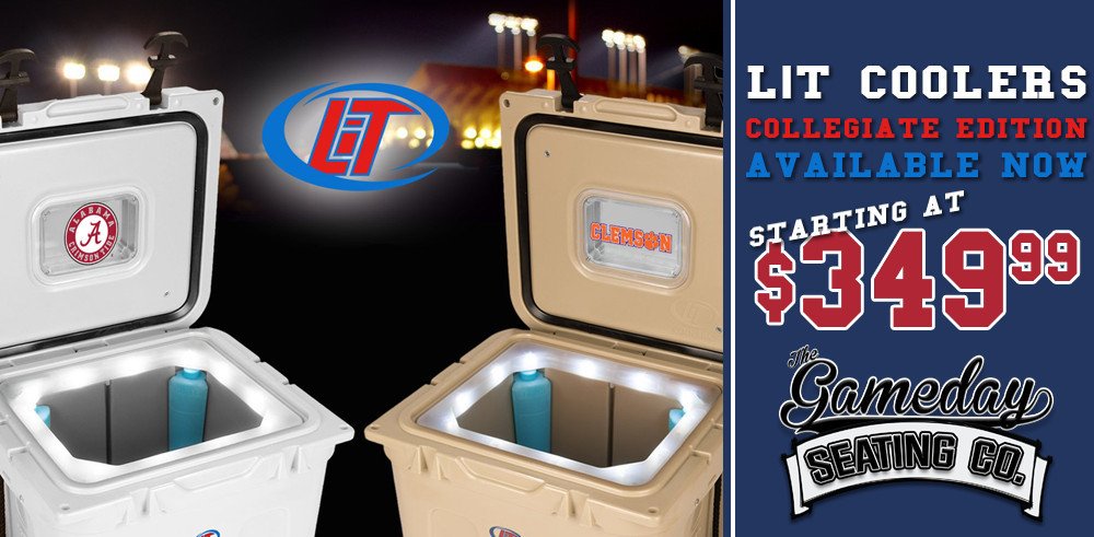 GamedaySeating's tweet photo. Excited to announce we now offer @litcoolers w/ free shipping! https://t.co/6XCbLK3MY3 https://t.co/Xqd5KUb19g