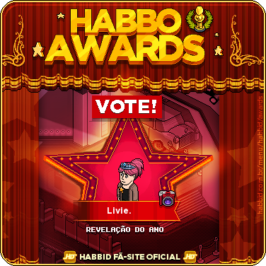 liviasbueno's tweet photo. 🌺 No Habbo Awards vou concorrer na categoria: REVELAÇÃO. Conto com o voto de vocês! 🌺 https://t.co/GfTf1YInXE