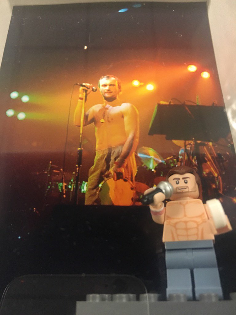 Phil collins: a legend in lego form just as he is in real life. happy 66th birthday phil! 