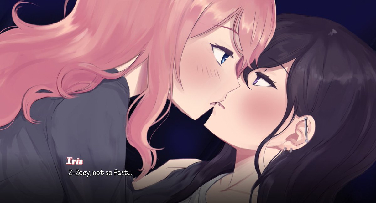 Lesbian anime women