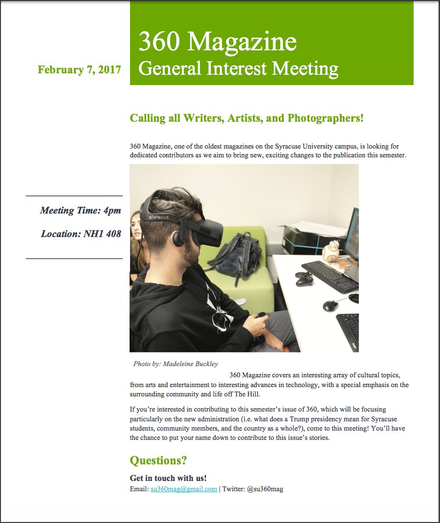 360 Magazine tweet media