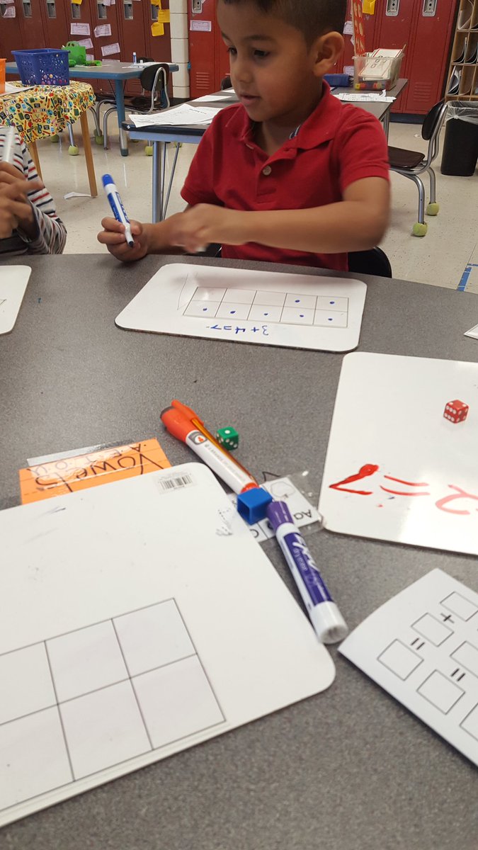 Mrs_Holsapple16's tweet image. Learning about addition this week! #tenframefun #diceaddition