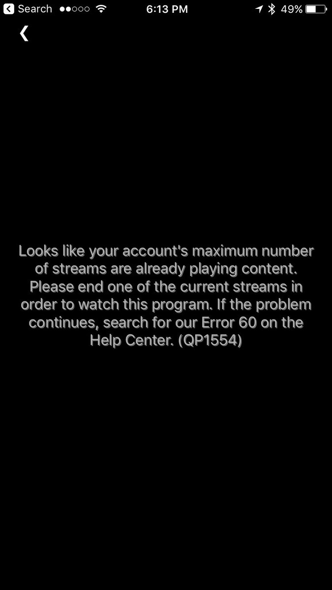 mc_rasmuffin's tweet photo. @directvnow new error message don't have any other devices connected great job on providing me with the services I pay for. https://t.co/psl0V5UJ2O