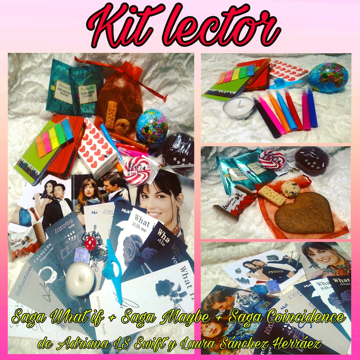 adrianalsswift's tweet photo. Al llegar a 2.000 seguidores en https://t.co/7MAlx4Rv9C, sorteo de 3 #kitlector 💘 📚
#sagaWhatif #sagaMaybe #sagaCoincidence #sanValentín https://t.co/IiH54TRP3t