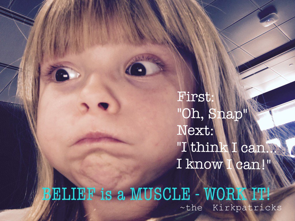 LivnTheKirkLife's tweet photo. Belief Is a MUSCLE - work it! https://t.co/Zeyg2yfZGb