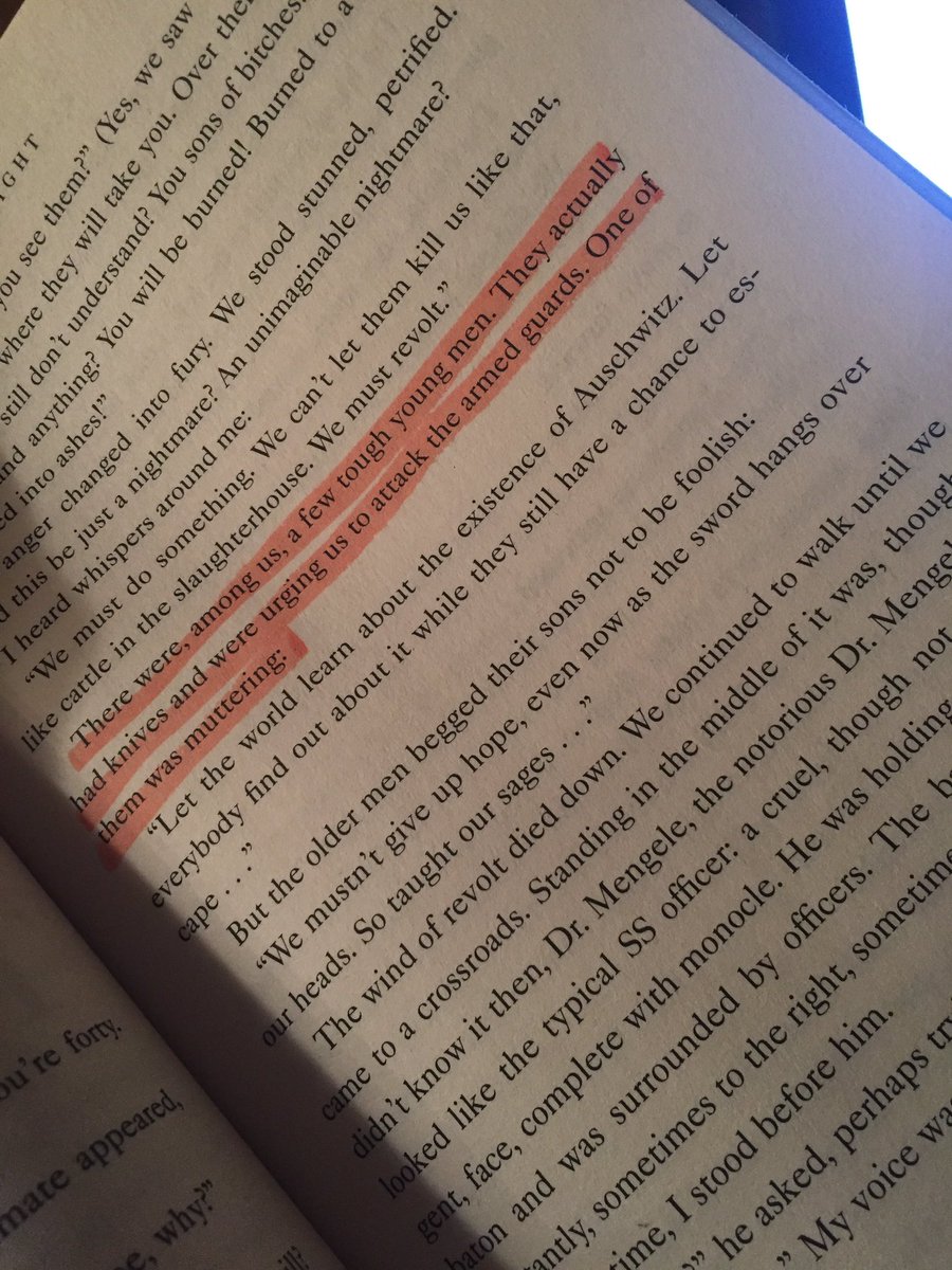ador2269's tweet photo. This displays a violent/anxious mood because the men were eager to escape and willing to use violence. #bronke2 https://t.co/zgM5XGBjZC