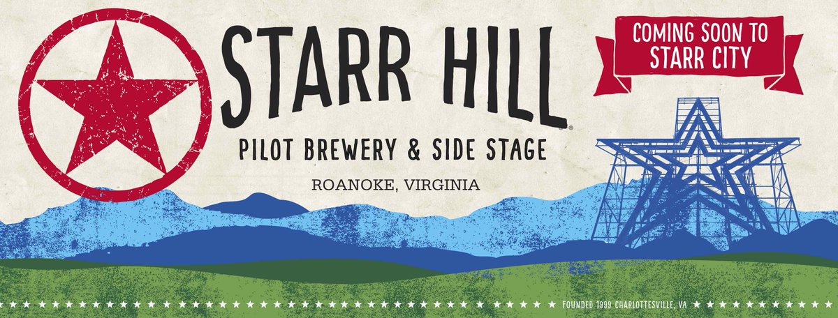 StarrHill's tweet image. Announcing @SH_Roanoke Pilot Brewery &amp;amp; Side Stage this fall🍻New beers &amp;amp; music in #StarrCity starrhill.com/roanoke