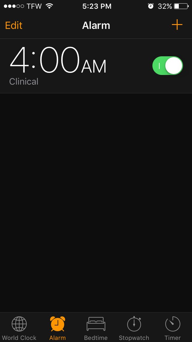 Code_Code_Code_'s tweet photo. Alarm set for clinical tomorrow๐
#NursingSchool #MursingSchool #NurseCode #MurseCode https://t.co/tEobjgzcHY
