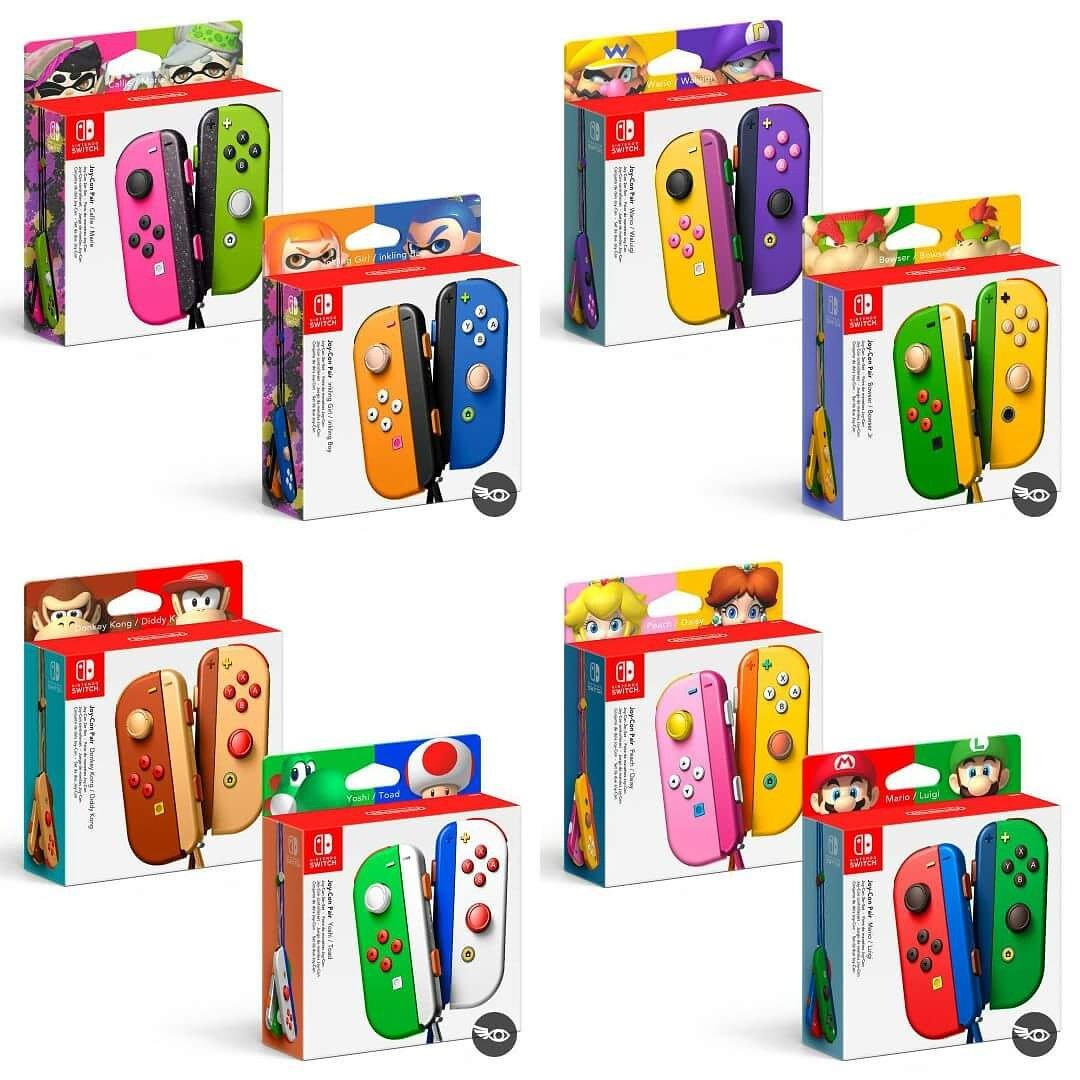 mario and luigi joycons