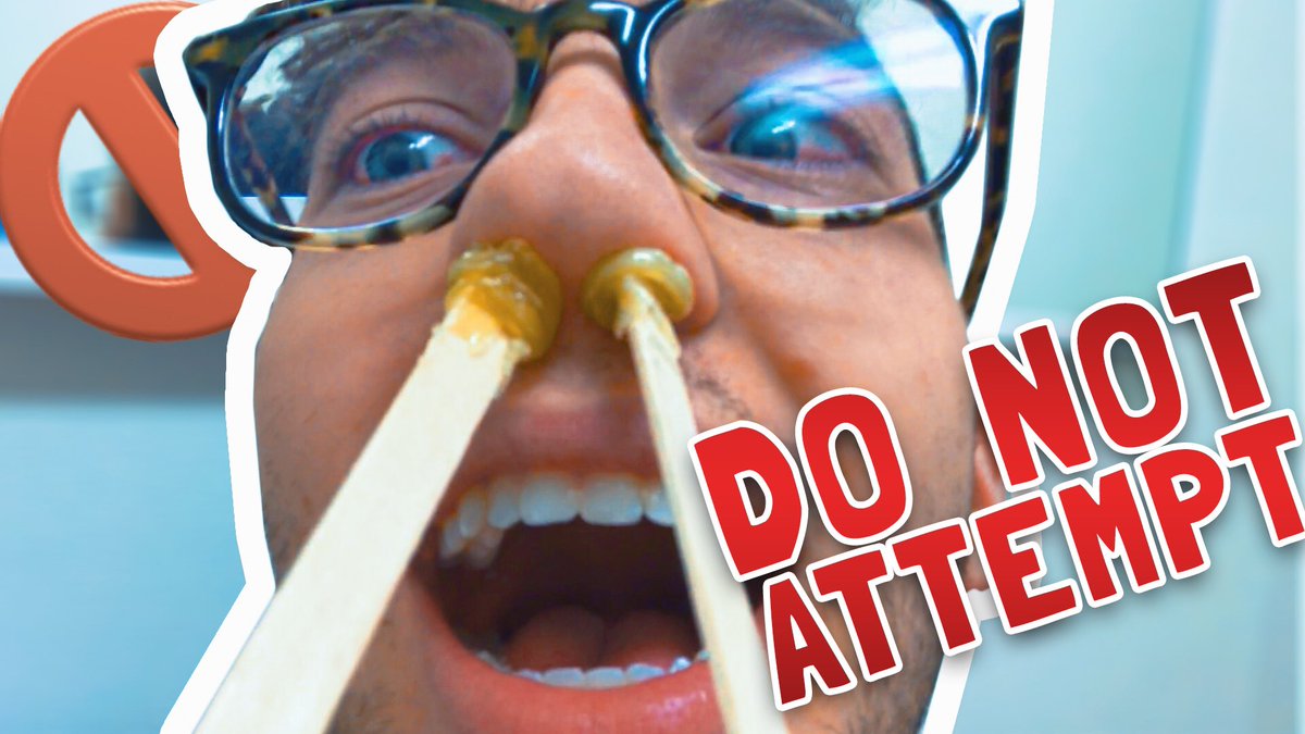 AlexWassabi's tweet photo. RT if ur gonna watch right NOW! 🙌🏼

WARNING: Do Not WAX Your NOSE!
https://t.co/rGgmkhHyPp https://t.co/OQz7Nzygp8