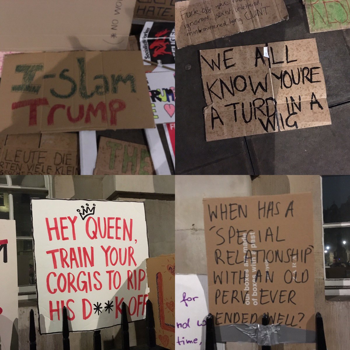 Highlights from the March on #number10downingstreet #DumpTrump