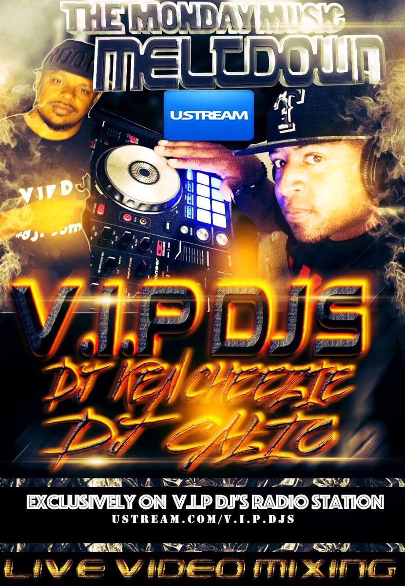 DjKenCheezie's tweet photo. https://t.co/CTW62IhXQZ LIVE MIXING @7:30 CT Dj Ken Cheezie & Dj Calio @8:30pm CT #djroom123 #TwitterMusic #vipdjs @Ustream #ustream https://t.co/scOgODkTUO