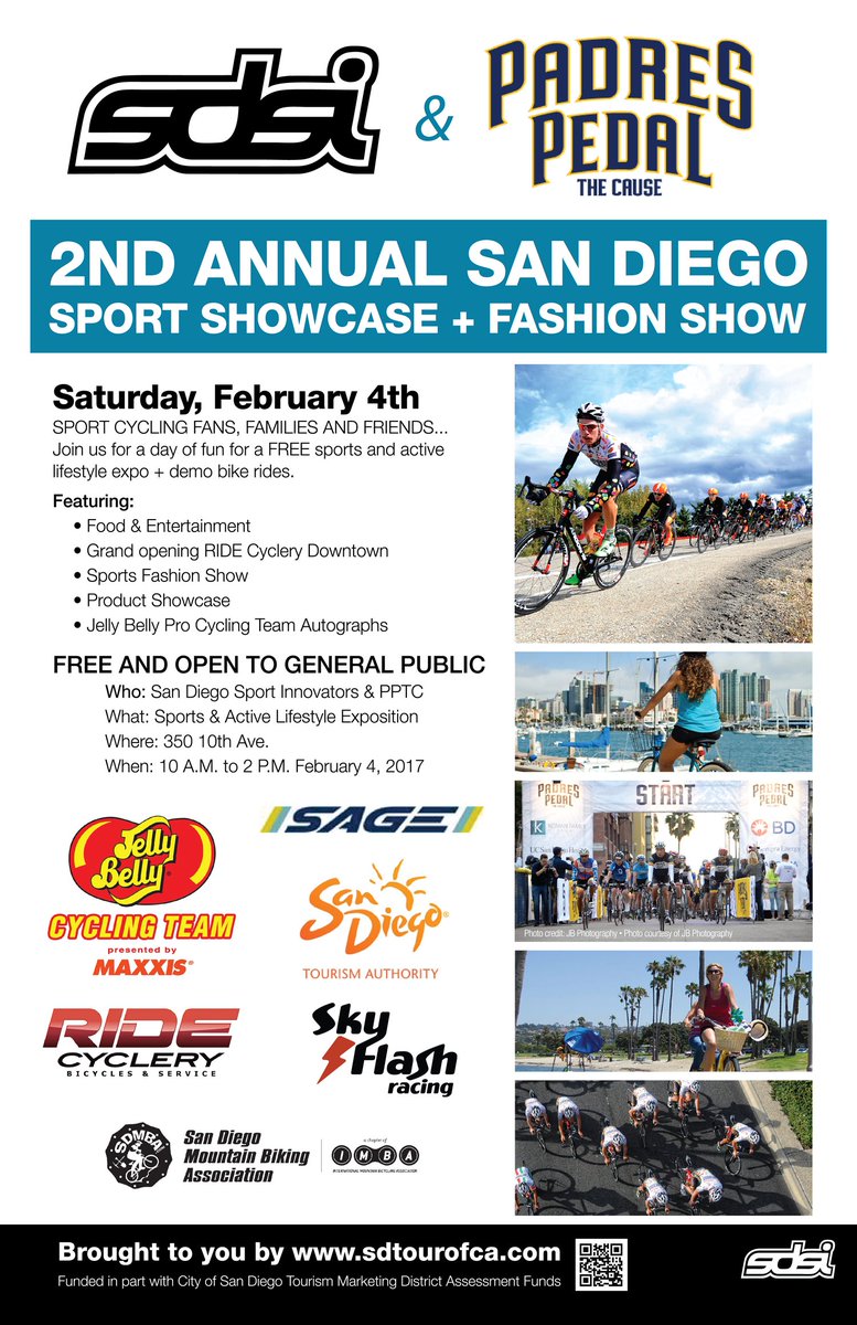 2ND ANNUAL SAN DIEGO
#SPORT SHOWCASE + FASHION SHOW - ow.ly/NFfo308vFLM