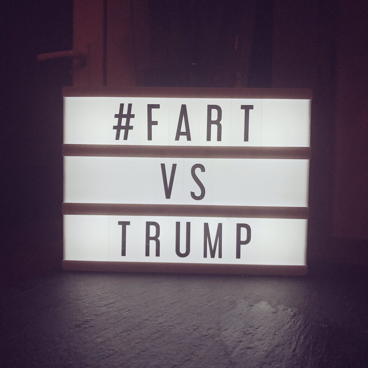 FARTvsTRUMP's tweet photo. Posters are available now! Profits going to help #shedecides https://t.co/3dcFeiBEqJ #FARTvsTRUMP #StandUpToTrump https://t.co/E6qKwI6Xal