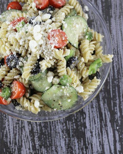 simplymaderecip's tweet image. Greek Pasta Salad simplymaderecipes.com/greek-pasta-sa…