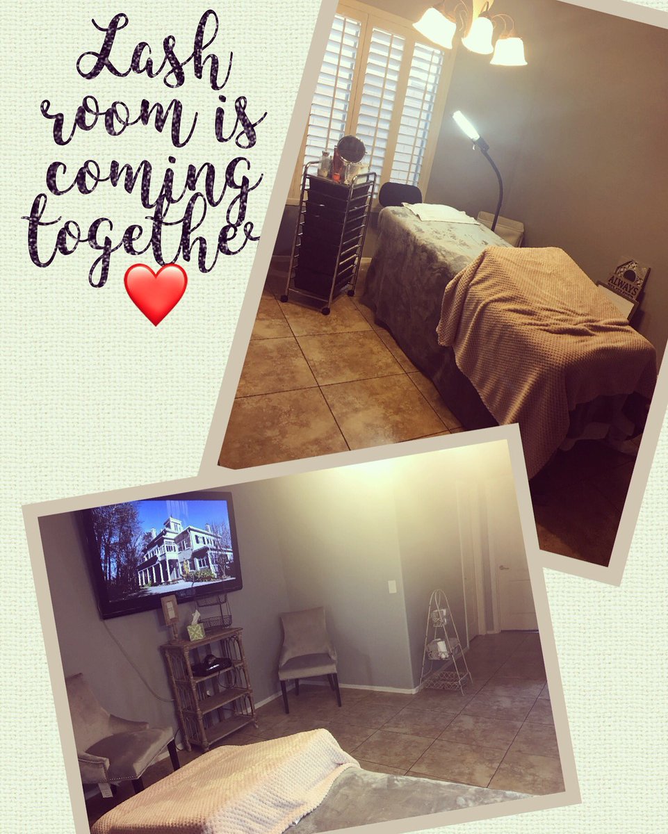 LuxiousLashes's tweet photo. Lash/brown room is coming together! Nowhere near done but loving the process! https://t.co/TEwfqQAsf0