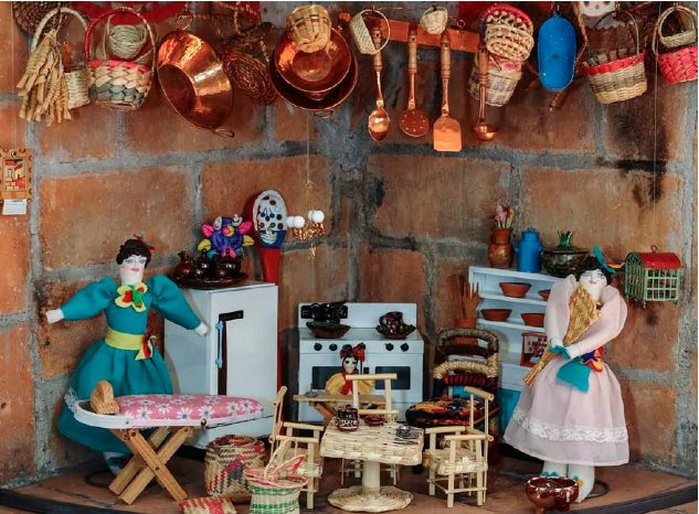 casa mexicana miniatura